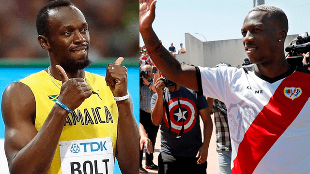 Liga española presenta a Luis Advíncula a Usain Bolt con increíble video