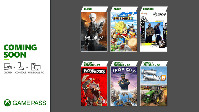 Lista de juegos que llegan al catálogo de Xbox Game Pass en julio. Foto: Microsoft