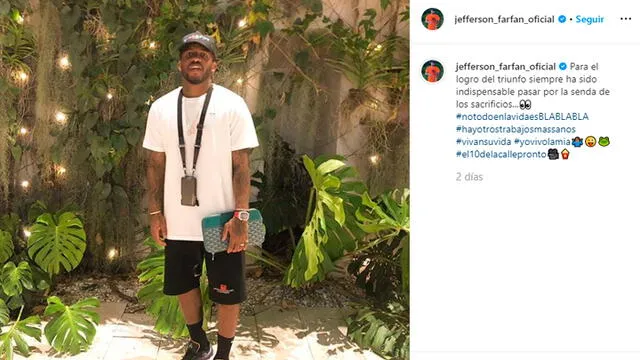 Jefferson Farfán Instagram
