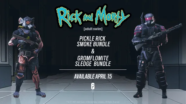 Los nuevos paquetes temáticos de Rick and Morty. Foto: Ubisoft