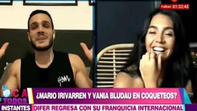 Ivana Yturbe felicita a Mario Irivarren y Vania Bludau por posible romance. Captura América TV.