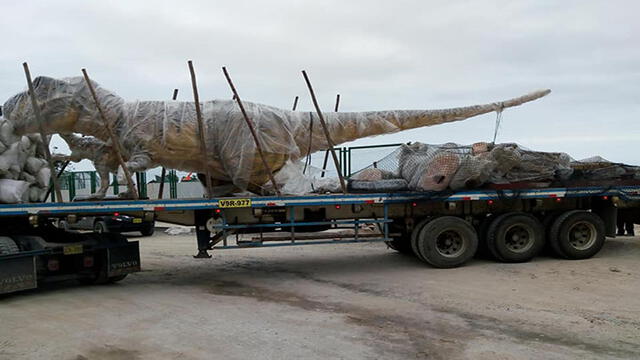 Municipio de Islay invierte más de S/ 3 mllns en construcción de parque de dinosaurios [FOTOS Y VIDEO]
