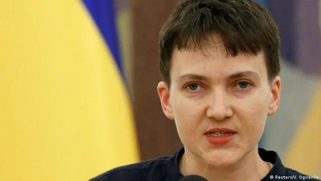 Nadiya Savchenko, primera piloto de Ucrania.