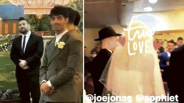 Sophie Turner y Joe Jonas celebran boda en Las Vegas