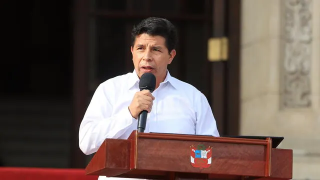 Pedro Castillo en Palacio de Gobierno. Foto: Presidencia del Perú.