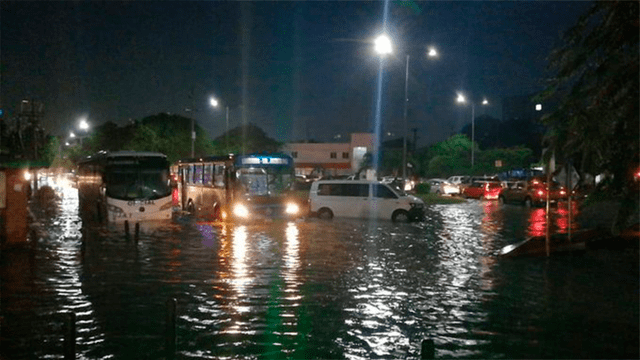 Inundaciones en Cancún