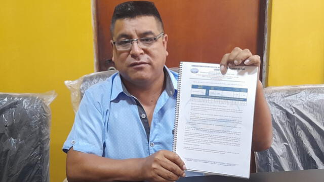 Alcides Herrera Inga, dirigente del SUMOPP Chimbote