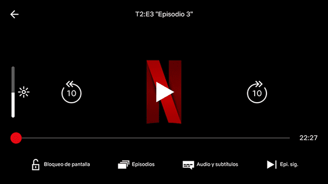 Netflix | Bloqueo de pantalla