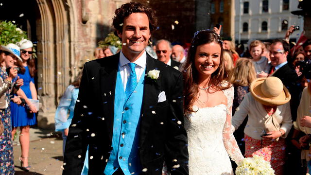 Rupert Finch se casó en 2013 con la diseñadora favorita de Kate Middleton, Natalia Rufus Isaacs