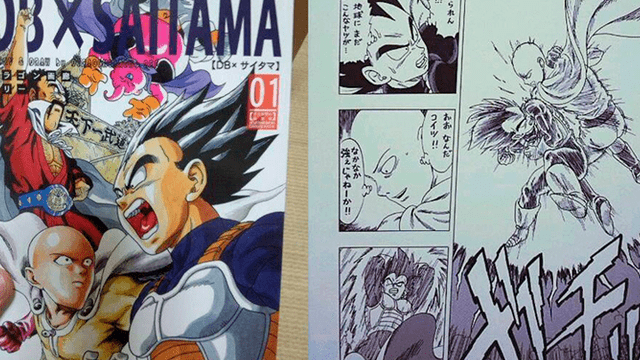 Dragon Ball Super: Vegeta y Saitama pelean en crossover de mangas [VIDEO]