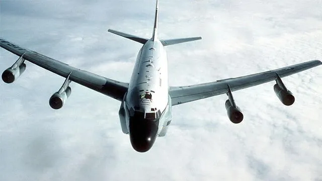 Avión RC-135 de Estados Unidos. Foto: USAF.