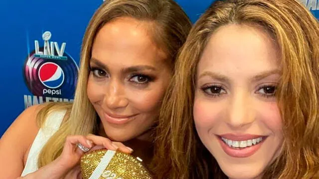 Jennifer Lopez y Shakira en el espectáculo de medio tiempo del Super Bowl. Foto: Instagram