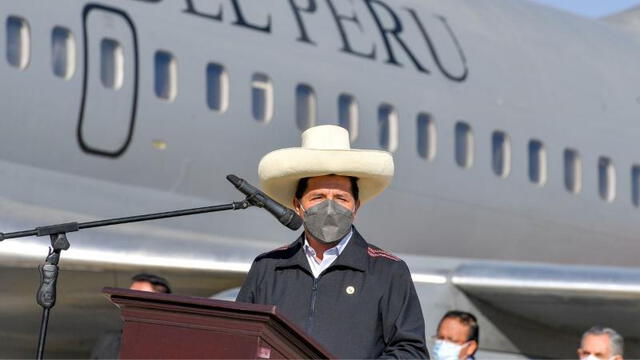 Pedro Castillo: “Venderemos el avión presidencial para usar esos recursos en salud y educación”