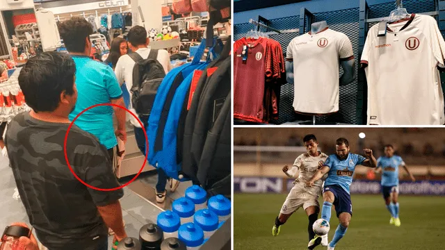 Hincha de Sporting Cristal es captado comprando camiseta de Universitario