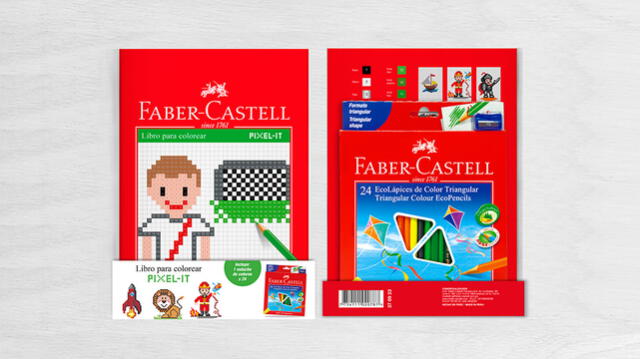 Faber-Castell presenta la colección de libros Colorea y Diviértete