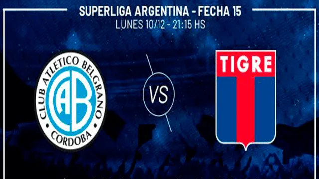 Tigre venció 2-1 a Belgrano por la Superliga Argentina [RESUMEN]