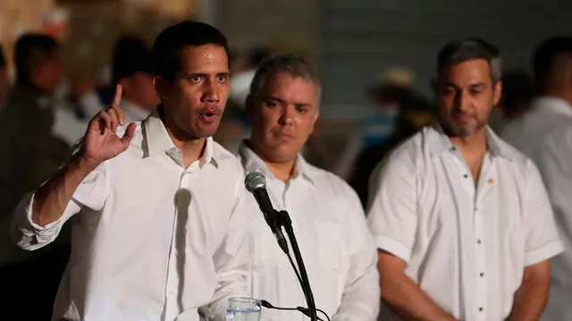Juan Guaidó aseguró que las FF. AA. lo ayudaron a cruzar a Colombia