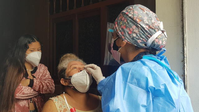 Ministerio de Salud realizó cerco epidemiológico tras detectar nuevo caso de variante Delta Plus. Foto: Gianella Aguirre/URPI-LR