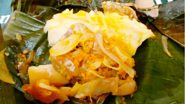 Causa de pescado en Chimbote.