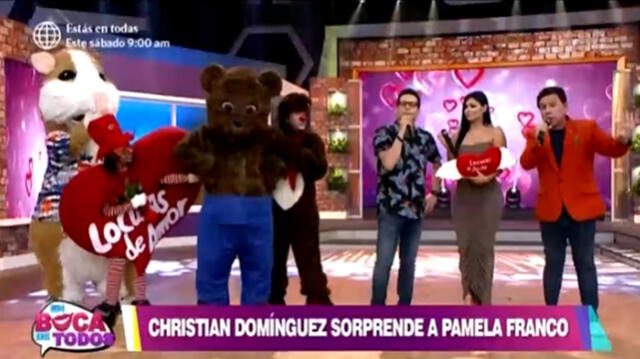 Christian Domínguez sorprende a Pamela Franco con detalle de amor