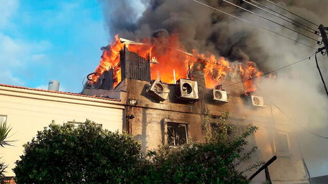 Guardería "Baby Love". Foto: Bomberos de Israel.