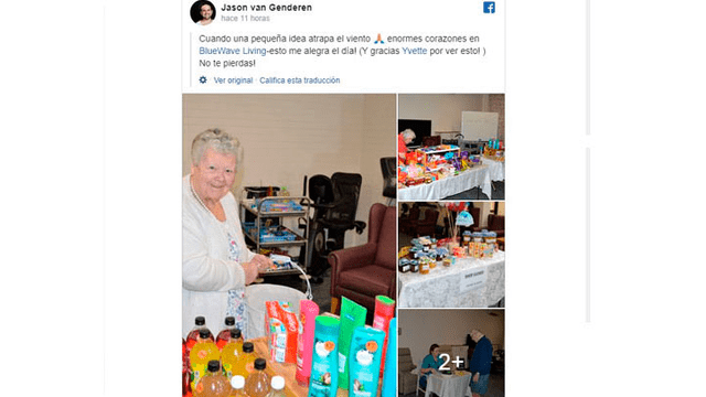 Familia armó un supermercado en casa para que la abuela con Alzheimer pueda hacer las compras