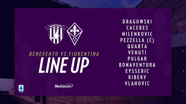 Formación de Fiorentina.