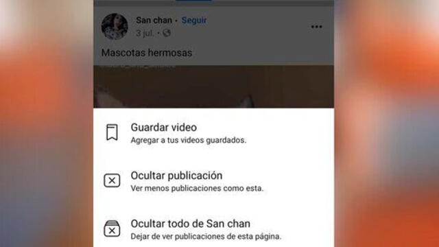 Para este truco, deberás guardar el video de Facebook que quieras descargar. Foto: Facebook