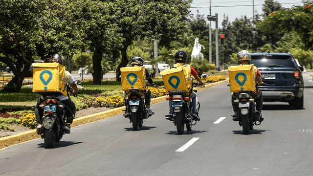 Repartidores de Glovo realizan delivery en diferentes zonas de Lima. (Foto: Aldair Jorge Mejia Lopez)