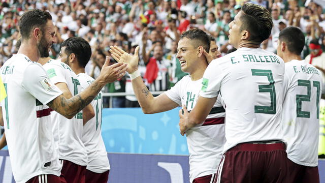 México ganó 2-1 a Corea del Sur con goles de Vela y Chicharito | RESUMEN 