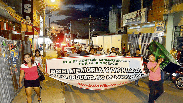Indulto a Fujimori: Los jóvenes volvieron a liderar la protesta