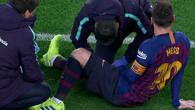 Preocupación en Barcelona: Lionel Messi terminó sentido tras duelo ante Valencia