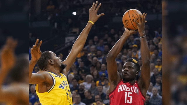 Warriors venció 104-100 a los Rockets en la primera semifinal Conferencia Oeste de los PlayOffs