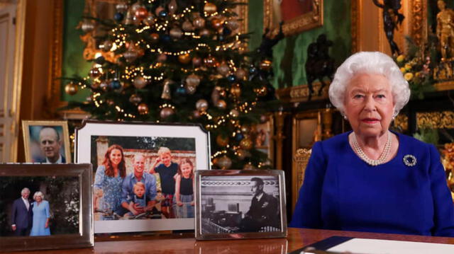 La reina Isabel II manifesta su descontento al no incluir foto del príncipe Harry y Meghan Markle durante su discurso por Navidad. Foto: Instagram