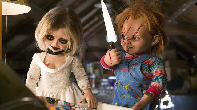 Tiffany Valentine junto a Chucky. Foto: Universal Studios