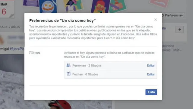Facebook: Conoce el truco secreto para evitar que te recuerde a ciertas personas