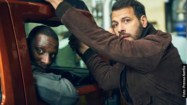Omar Sy es Ousmane Diakité y Laurent Lafitte es François Monge en "Incompatibles 2". Foto: Netflix.