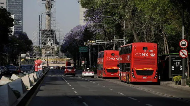 El tráfico en la Ciudad de México descendió un 60%, según Claudia Sheinbaum. (Foto: Reuters)