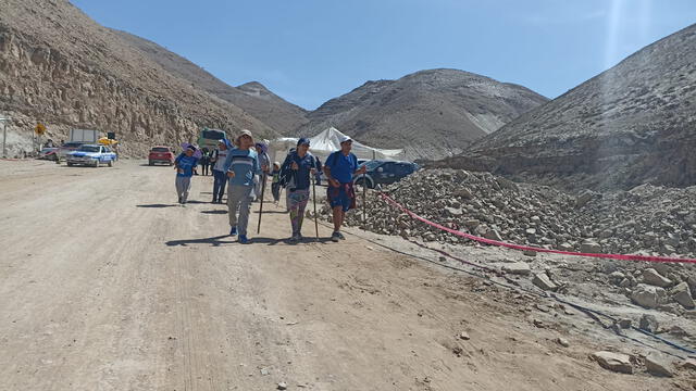 Arequipa: fieles llegaron a Chapi para pedir por salud y que finalice la pandemia