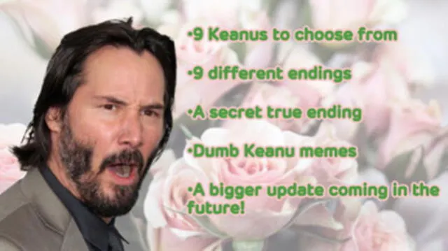 Keanu Dating Simulator