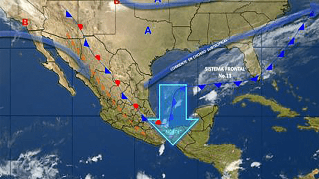 Este es el pronóstico del tiempo en México para este domingo 9 de diciembre