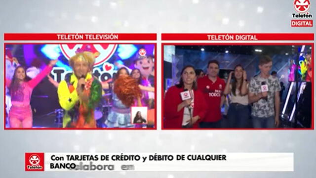 Zumba presente en la Teletón 2019.