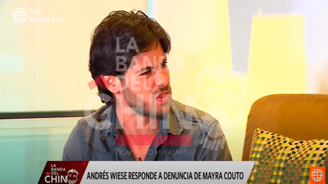 Andrés Wiese demandaría a Mayra Couto para demostrar su inocencia por denuncia de acoso sexual. Foto: Captura América TV.