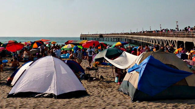 Cinco playas para acampar este 1 de enero. Créditos: Difusión.