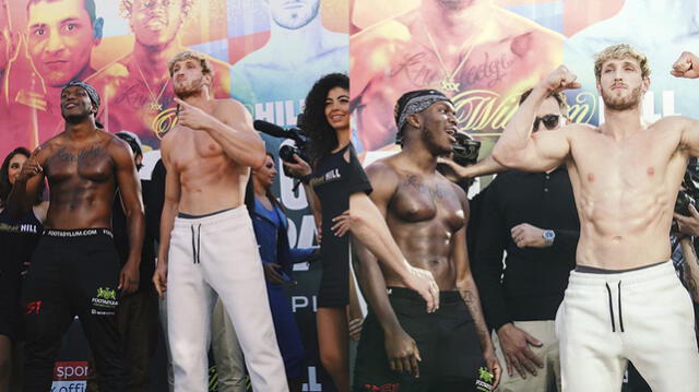 Logan Paul vs KSI antes de la segunda pelea Logan Paul vs KSI antes de la segunda pelea