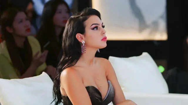 Georgina Rodriguez viaja para presentar el Festival San Remo