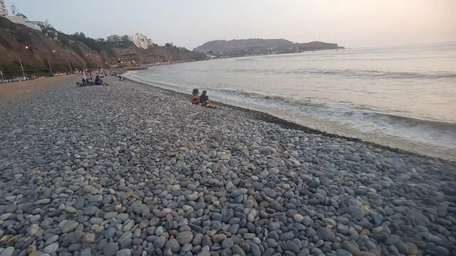 Situación de la playa Los Pavos de este 22 de enero. Foto: Grace Mora / URPI-LR