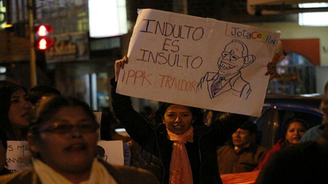 El Sur una vez más de pie contra el indulto a Fujimori [FOTOS]
