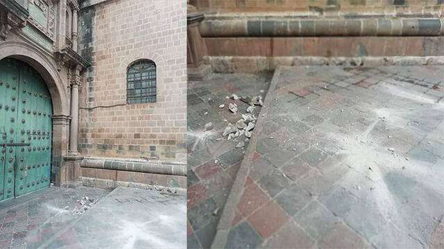 Sismo en Cusco causó daños en capilla Nuestra Señora de Loreto [VIDEO]