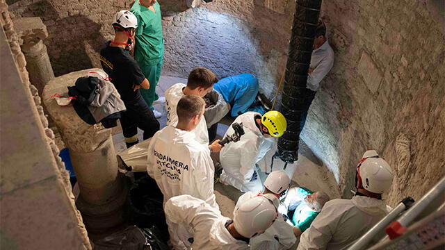 Forense del Vaticano y de la familia Orlandi participaron en los análisis de los restos. Foto: AFP.
